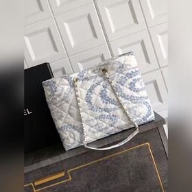 Сине-белая пляжная сумка Chanel 25M пр