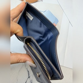 Синий кошелек Coach с принтом виде виш