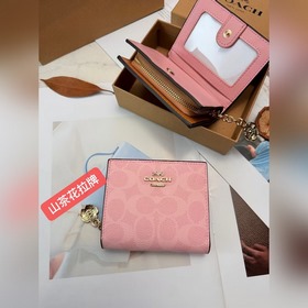 Кошелек COACH из натуральной кожи цвет