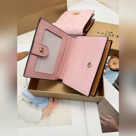 Кошелек COACH из натуральной кожи цвет
