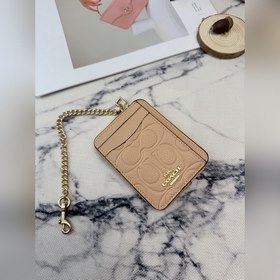 Кошелек Coach хаки с металлической цеп