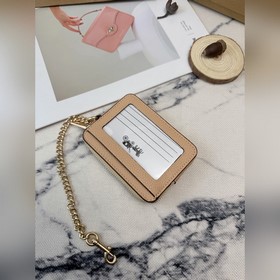 Кошелек Coach хаки с металлической цеп