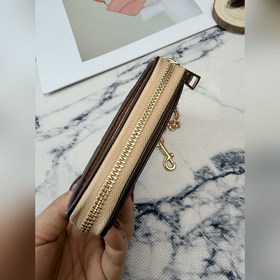 Кошелек Coach хаки с металлической цеп