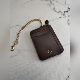 Кошелек Coach с цепочкой CAH08 из темн