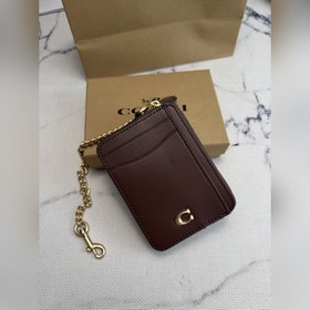 Кошелек Coach с цепочкой CAH08 из темн