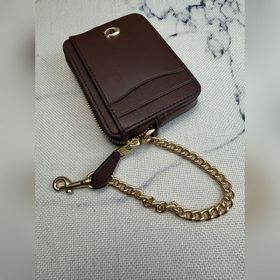 Кошелек Coach с цепочкой CAH08 из темн