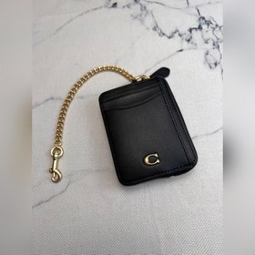 Кошелек Coach с цепочкой CAH08 из чёрн