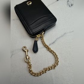 Кошелек Coach с цепочкой CAH08 из чёрн