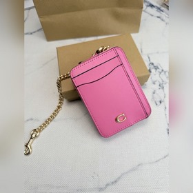 Кошелек Coach с металлической цепочкой