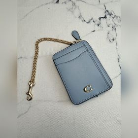 Кошелек Coach с металлической цепочкой