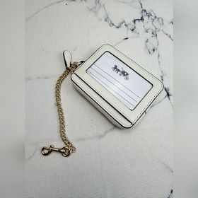 Кошелек Coach с металлической цепочкой