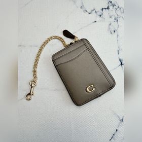 Кошелек Coach с цепочкой CAH08 из кожи