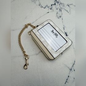 Сумка Coach с цепочкой и кармашками дл