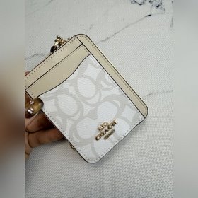 Сумка Coach с цепочкой и кармашками дл