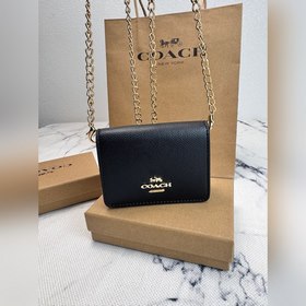 COACH C0059 — однотонная сумка на цепо
