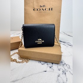 COACH C0059 — однотонная сумка на цепо