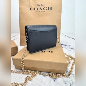 COACH C0059 — однотонная сумка на цепо