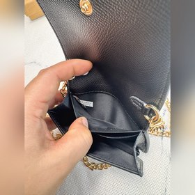 COACH C0059 — однотонная сумка на цепо