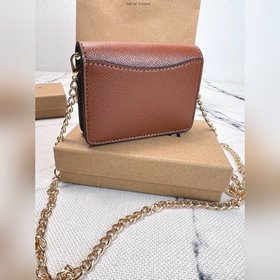 COACH C0059 — однотонная сумка на цепо