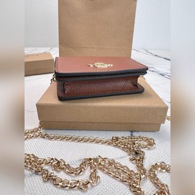 COACH C0059 — однотонная сумка на цепо
