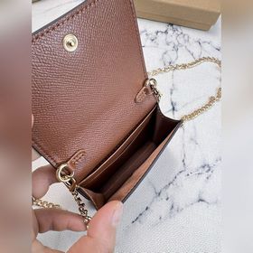 COACH C0059 — однотонная сумка на цепо