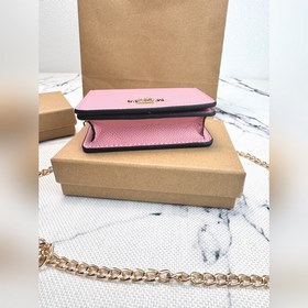 COACH C0059 — однотонная сумка на цепо