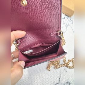 COACH C0059 — однотонная сумка на цепо