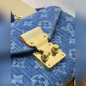 M4622Z Джинсовый синий! Пояс POUCH MET