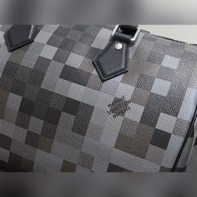 M28977, чёрная сумка Speedy с мотивом 