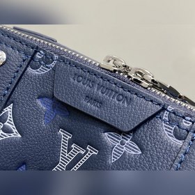 M28617 Синяя мужская сумка «Speedy» из