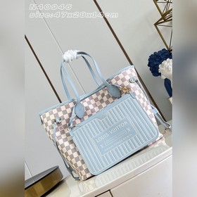 [Топ-модель N40946] Мотив Damier Azur