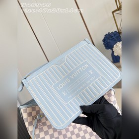 [Топ-модель N40946] Мотив Damier Azur