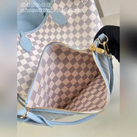 [Топ-модель N40946] Мотив Damier Azur
