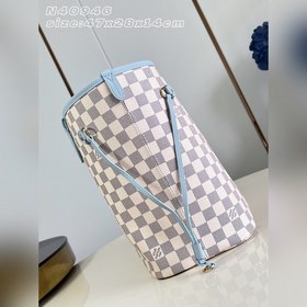 [Топ-модель N40946] Мотив Damier Azur