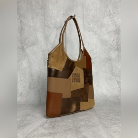 5BG231 (коричневая кожа с вставками) Н