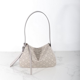 TORY BURCH ROMY T MONOGRAM — сумка чер