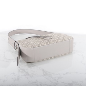 TORY BURCH ROMY T MONOGRAM — сумка чер