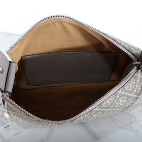 TORY BURCH ROMY T MONOGRAM — сумка чер
