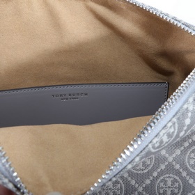TORY BURCH ROMY T MONOGRAM — сумка чер