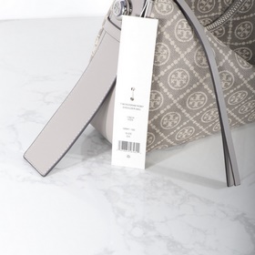 TORY BURCH ROMY T MONOGRAM — сумка чер