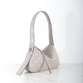 TORY BURCH ROMY T MONOGRAM — сумка чер