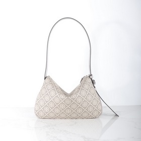 TORY BURCH ROMY T MONOGRAM — сумка чер
