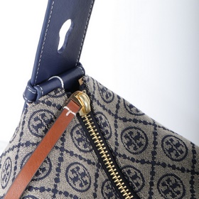 TORY BURCH ROMY T MONOGRAM — сумка чер