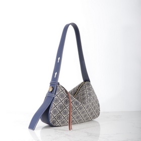 TORY BURCH ROMY T MONOGRAM — сумка чер