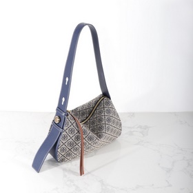 TORY BURCH ROMY T MONOGRAM — сумка чер