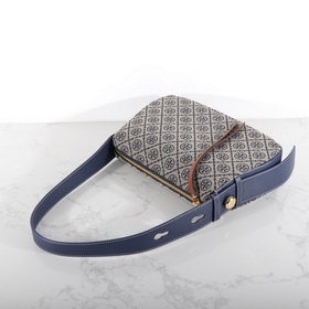 TORY BURCH ROMY T MONOGRAM — сумка чер