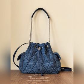 № 1517]Сумка TORY BURCH Charlie джинсо