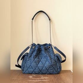 № 1517]Сумка TORY BURCH Charlie джинсо