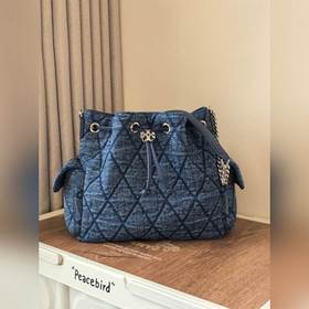 № 1517]Сумка TORY BURCH Charlie джинсо