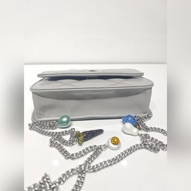 Мини-сумка Tory Burch Kira на цепочке,